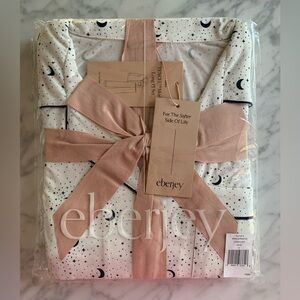 EBERJEY Gisele TENCEL™ Modal Long Sleeve PJ Set, Moons & Stars, Size S